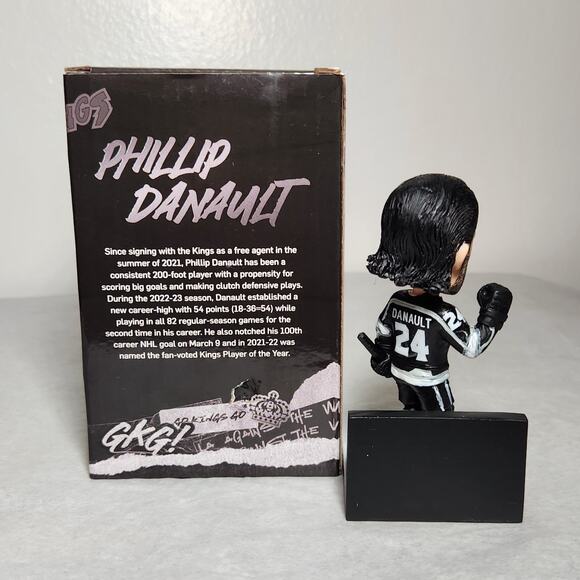 La Kings NHL Phillip Danault Collector Series Mini 4.25" Bobblehead Pre-owned - Picture 5 of 6